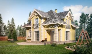 X2a Классический проект мансардного дома в стиле Прованс фото 2